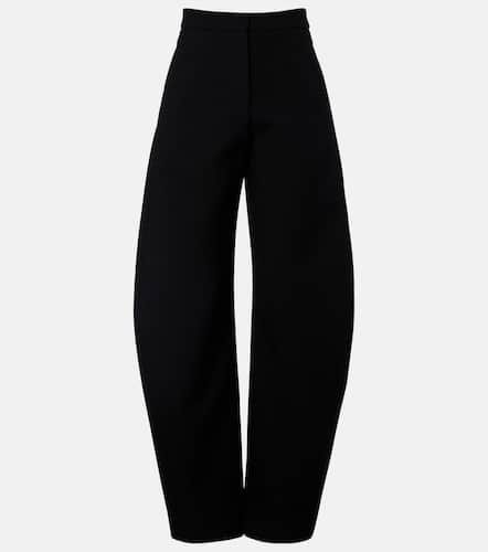 AlaÃ¯a Wool-blend barrel-leg pants - Alaia - Modalova