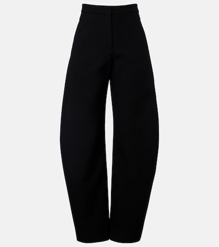 Alaia Wool-blend barrel-leg pants - Alaia - Modalova