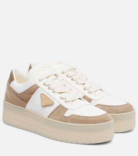Sneakers Downtown Bold in pelle con plateau - Prada - Modalova