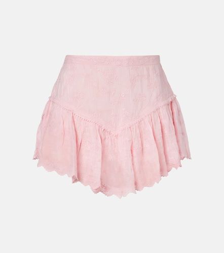 Embroidered cotton and silk shorts - Isabel Marant - Modalova