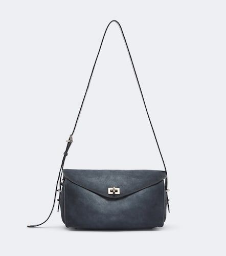 Schultertasche Le 7 Medium aus Veloursleder - Balenciaga - Modalova