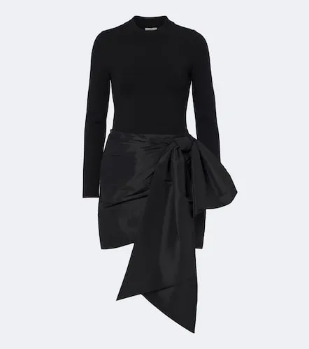 Abito corto in maglia e taffetà - Simkhai - Modalova