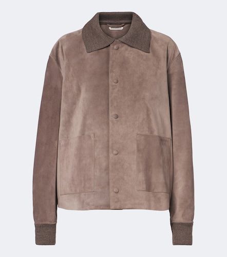 Giacca in suede con lana - JW Anderson - Modalova