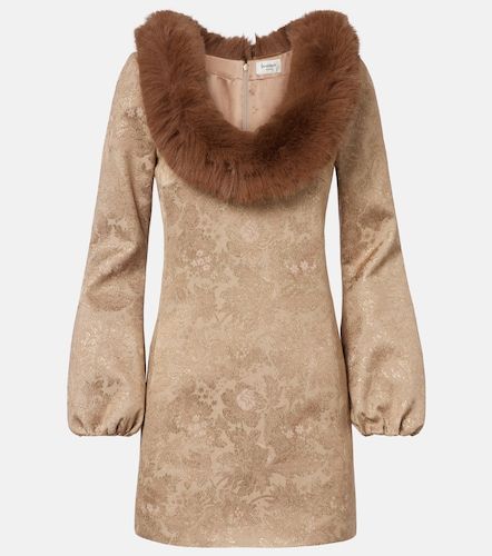 Abito corto in broccato - Saint Laurent - Modalova