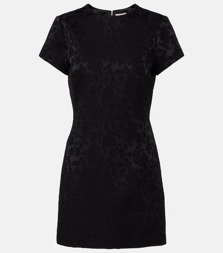 Devore floral cotton-blend minidress - Saint Laurent - Modalova