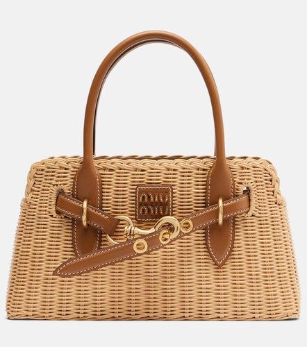 Aventure wicker top-handle bag - Miu Miu - Modalova