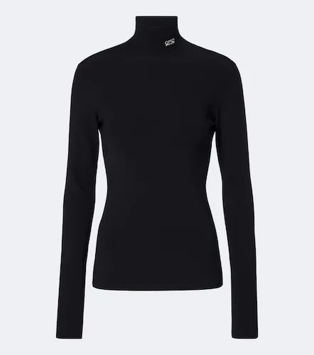 Double L ribbed-knit turtleneck top - Loewe - Modalova