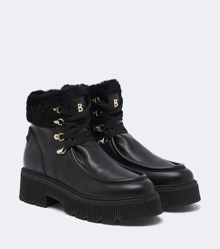 Botas Turin de piel con cordones y borrego - Bogner - Modalova