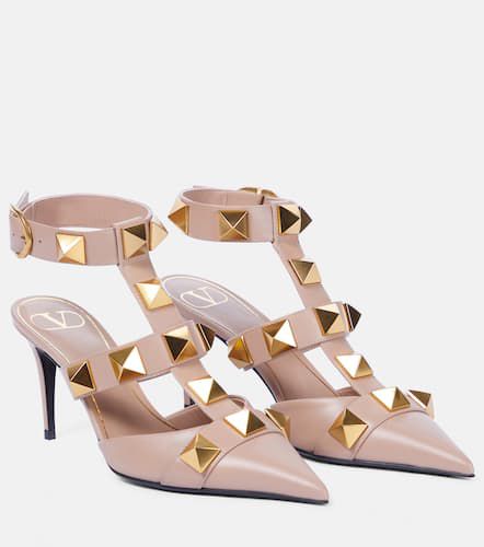 Roman Stud leather mules - Valentino Garavani - Modalova