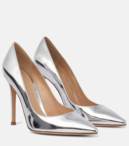 Gianvito 105 metallic leather pumps - Gianvito Rossi - Modalova