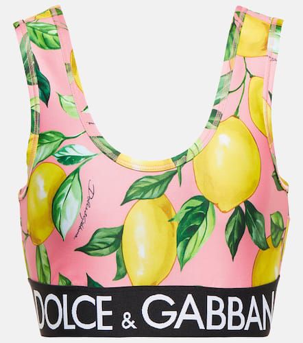 Dolce&Gabbana Bedruckter Sport-BH - Dolce&Gabbana - Modalova