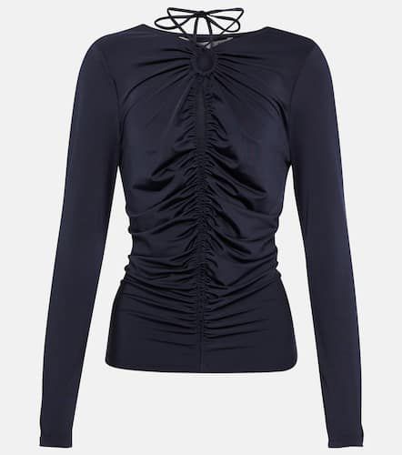 Roque keyhole jersey top - Veronica Beard - Modalova