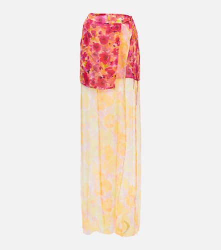 Silene silk maxi skirt - Dries Van Noten - Modalova