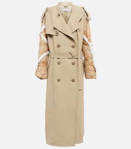 Trench coat with quilted sleeves - Acne Studios - Modalova