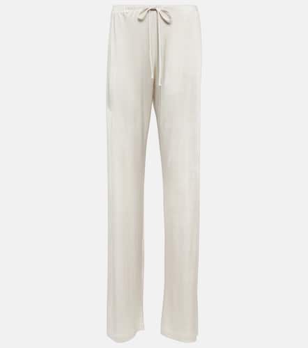 Huchas jersey straight pants - Dries Van Noten - Modalova