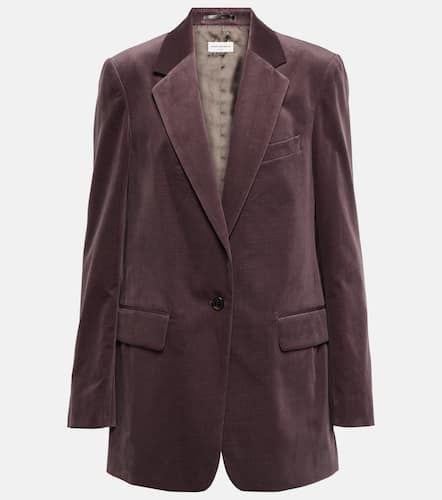 Cotton velvet blazer - Dries Van Noten - Modalova