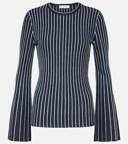 Top Lorcan in lana e seta a righe - Gabriela Hearst - Modalova