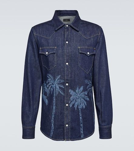 Camisa Jungle de denim estampada - Alanui - Modalova
