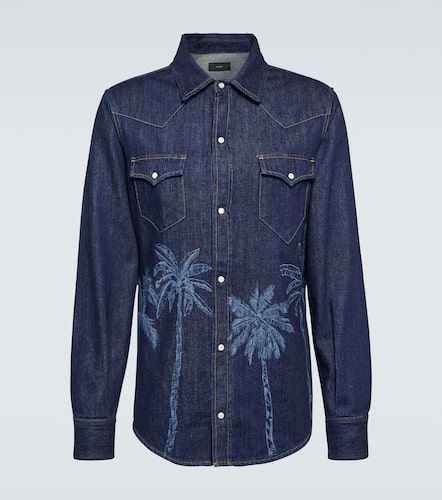 Alanui Jungle printed denim shirt - Alanui - Modalova