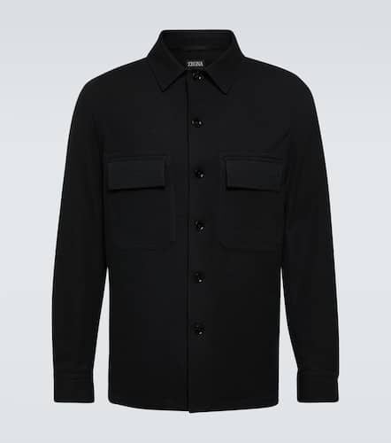 Zegna Wool and cotton overshirt - Zegna - Modalova