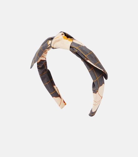 Diadema de algodón estampada - C'era Una Volta - Modalova