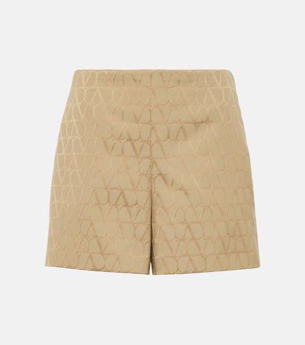 Toile Iconographe logo cotton-blend shorts - Valentino - Modalova