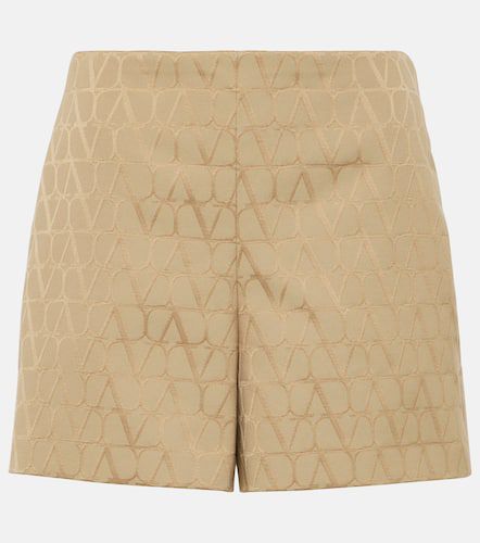 Toile Iconographe logo cotton-blend shorts - Valentino - Modalova