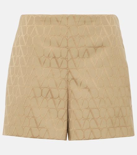 Toile Iconographe logo cotton-blend shorts - Valentino - Modalova