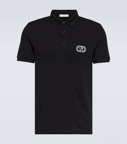 Valentino VLogo cotton polo T-shirt - Valentino - Modalova