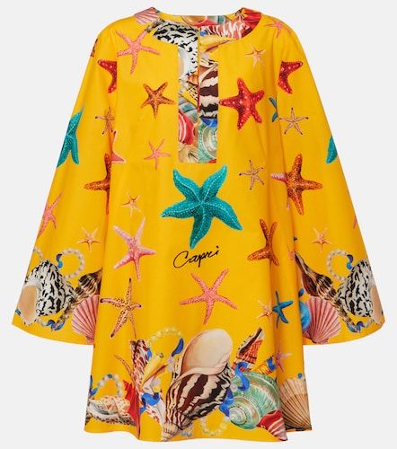Túnica Capri de algodón estampada - Dolce&Gabbana - Modalova