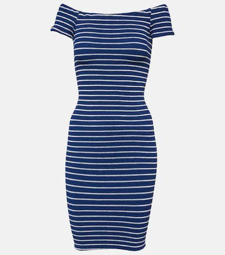 Grace striped off-shoulder midi dress - Hunza G - Modalova