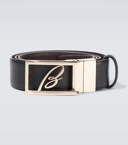 Brioni Logo leather belt - Brioni - Modalova