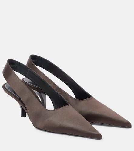 Classic 55 satin slingback pumps - Toteme - Modalova