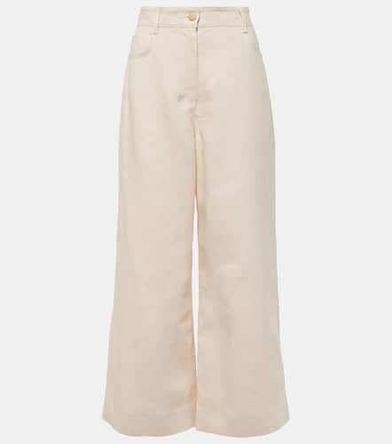 Lapo high-rise linen wide-leg pants - 'S Max Mara - Modalova