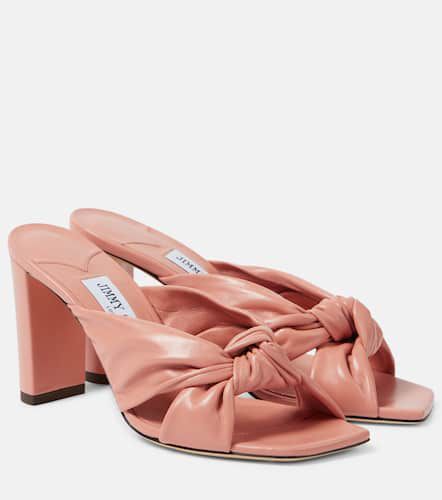 Jimmy Choo Avenue 85 leather mules - Jimmy Choo - Modalova