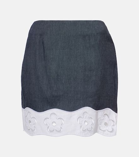 Staud Margaux linen-blend miniskirt - Staud - Modalova