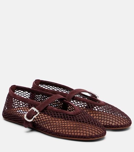 Ballerine fishnet Mary Jane flats - Alaia - Modalova