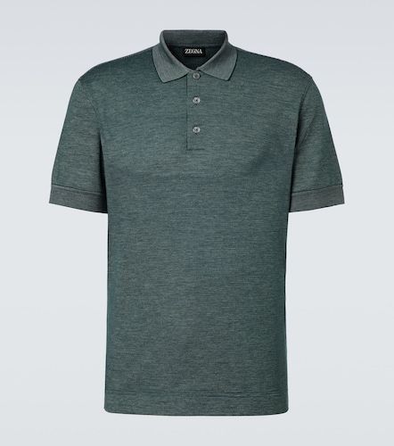 Zegna Polo in cotone e seta - Zegna - Modalova