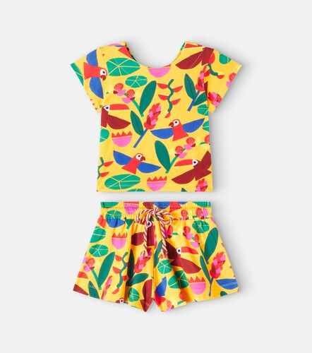 Fábula Set de camiseta y shorts de jersey de algodón - Fabula - Modalova