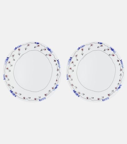 X Marni Set de 2 platos Anemone Milk de porcelana - Serax - Modalova