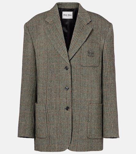 Miu Miu Blazer aus Schurwolle - Miu Miu - Modalova