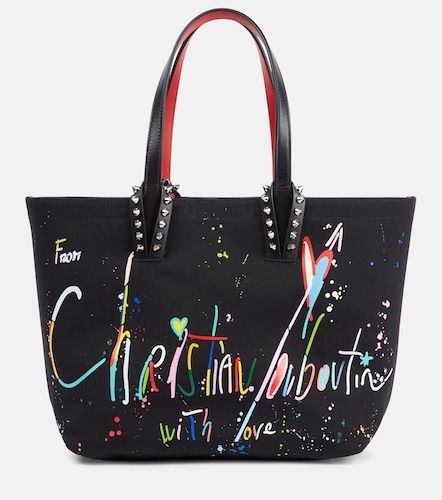 Borsa Cabata Large in canvas con pelle - Christian Louboutin - Modalova