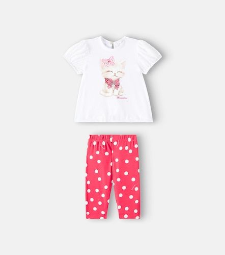 Bebé - set de camisa y pantalones de jersey - Monnalisa - Modalova