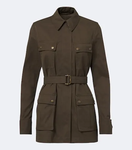 Giacca in misto cotone con cintura - Burberry - Modalova