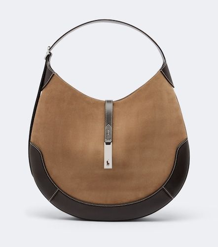 Polo ID Medium suede shoulder bag - Polo Ralph Lauren - Modalova