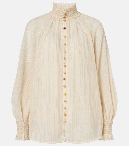 Aster cotton and silk-blend blouse - Zimmermann - Modalova
