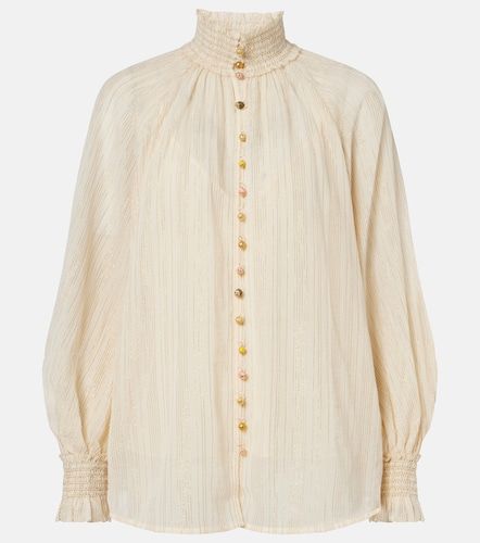 Blusa Aster in misto cotone e seta - Zimmermann - Modalova