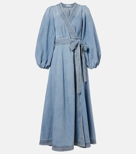 Abito a portafoglio Indra in denim - Zimmermann - Modalova