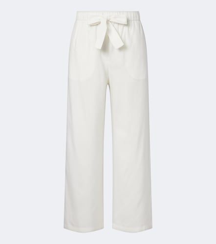 Pantaloni a gamba larga in seta - Toteme - Modalova