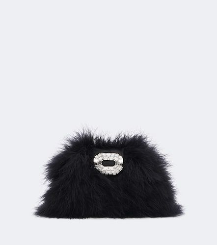Clutch Camelia in piume - Amina Muaddi - Modalova